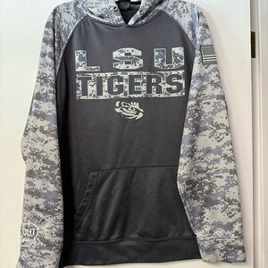 Colosseum Operation Hat Trick Men’s LSU Camo Hoodie